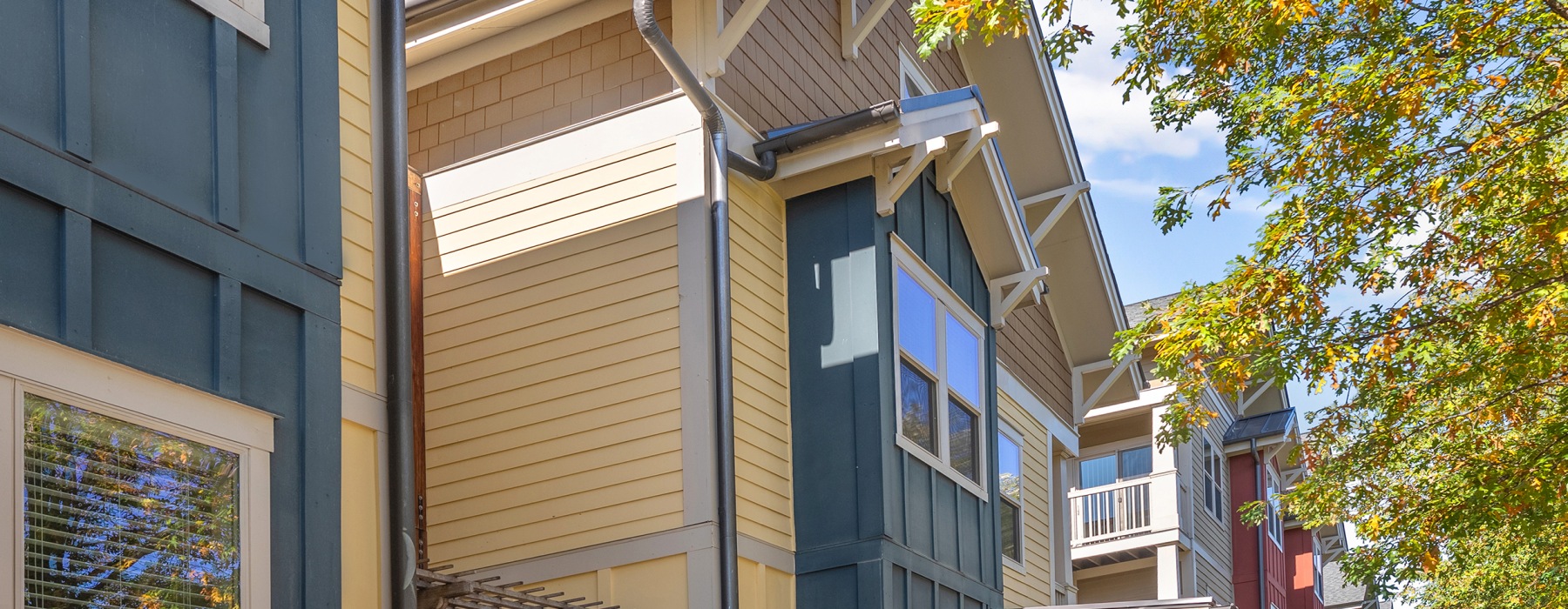 Row of property units at Main and Stone 
